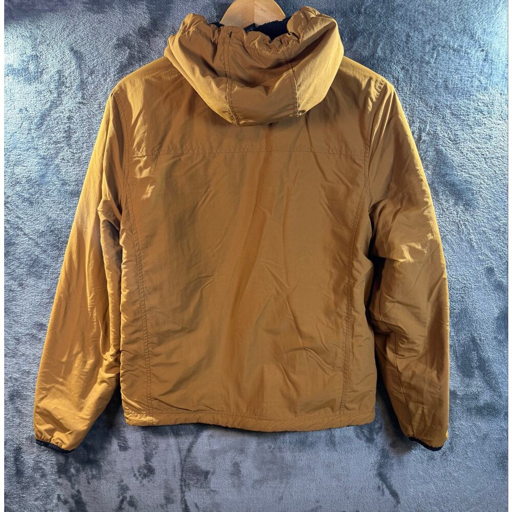 Carhartt Men's Rain Defender Relaxed Fit Fleece Reversible Jacket Small BRN/BLK - Picture 2 of 11